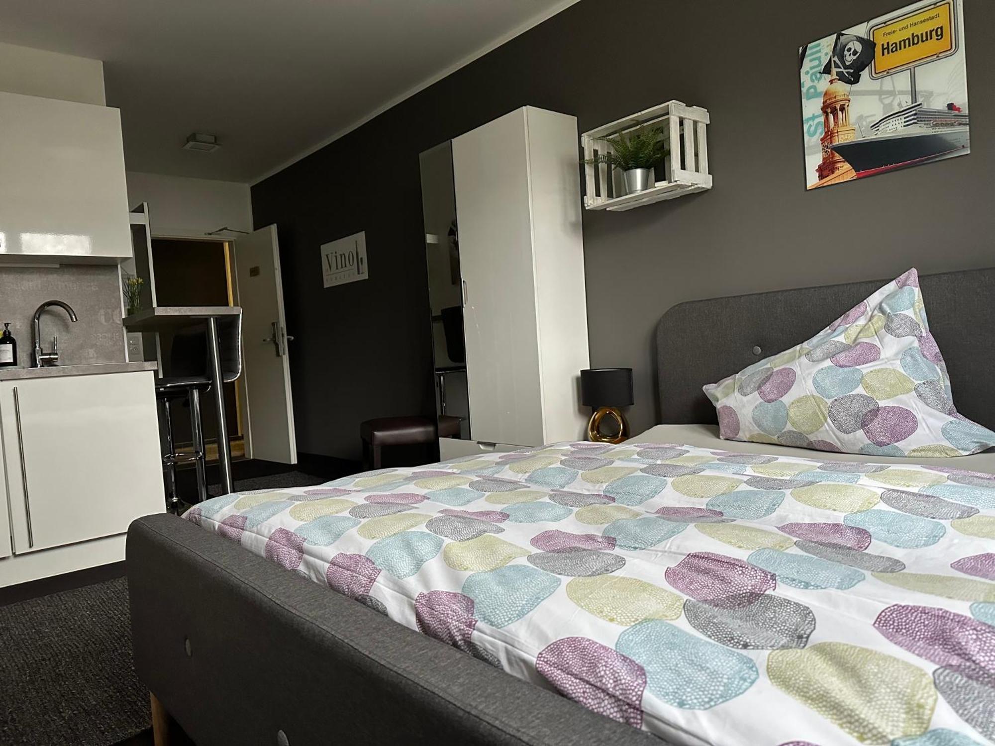 Appartement Weinhaus An Der Bergstrasse à Hambourg Extérieur photo